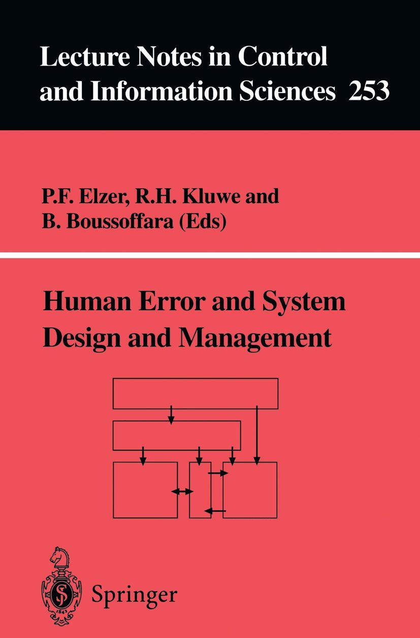 Vorderes Coverbild Human Error and System Design and Management