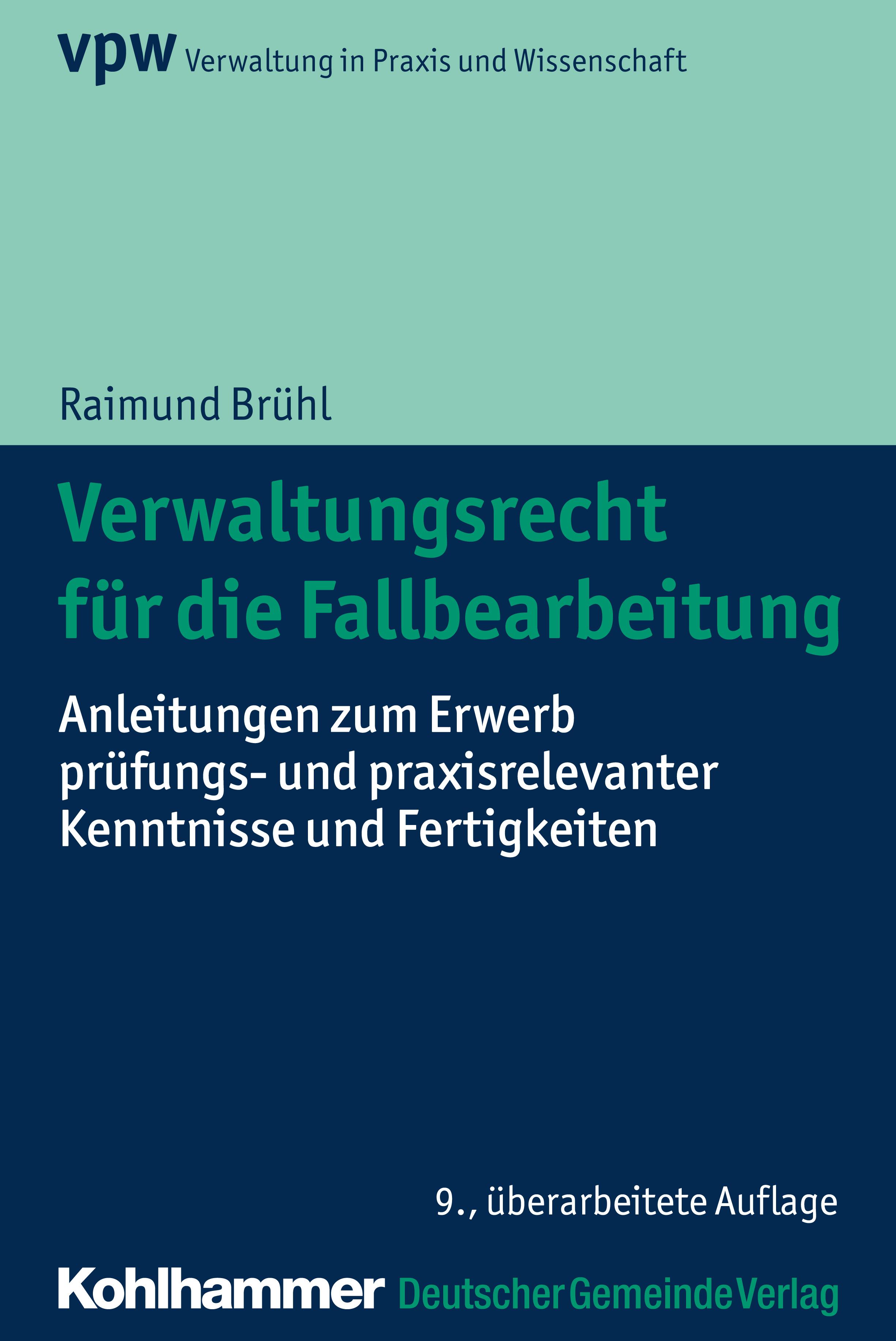 Vorderes Coverbild Verwaltungsrecht für die Fallbearbeitung