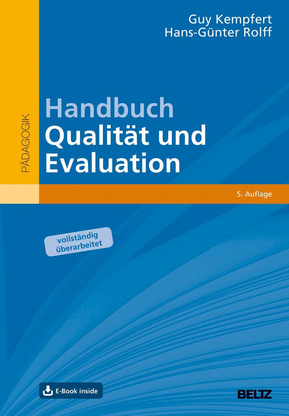Vorderes Coverbild Handbuch Qualität und Evaluation