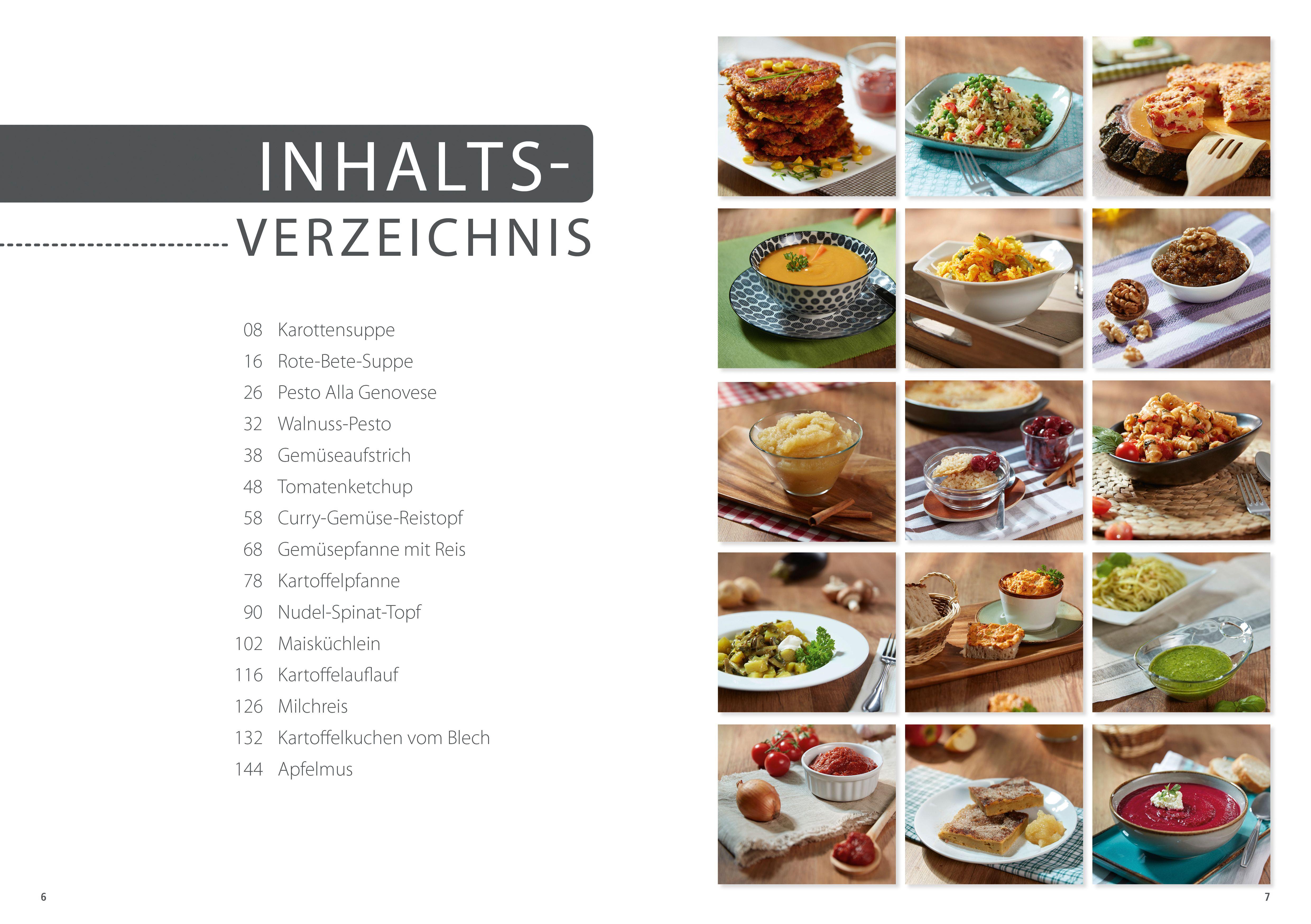 Beispielinhalt (Bild) Meine Becherküche - Vegetarisch