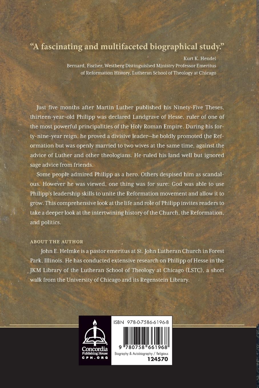 Rückseitencover Philipp of Hesse
