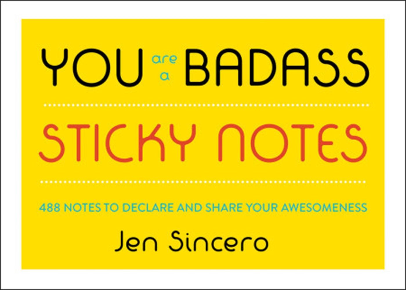 Vorderes Coverbild You Are a Badass(r) Sticky Notes