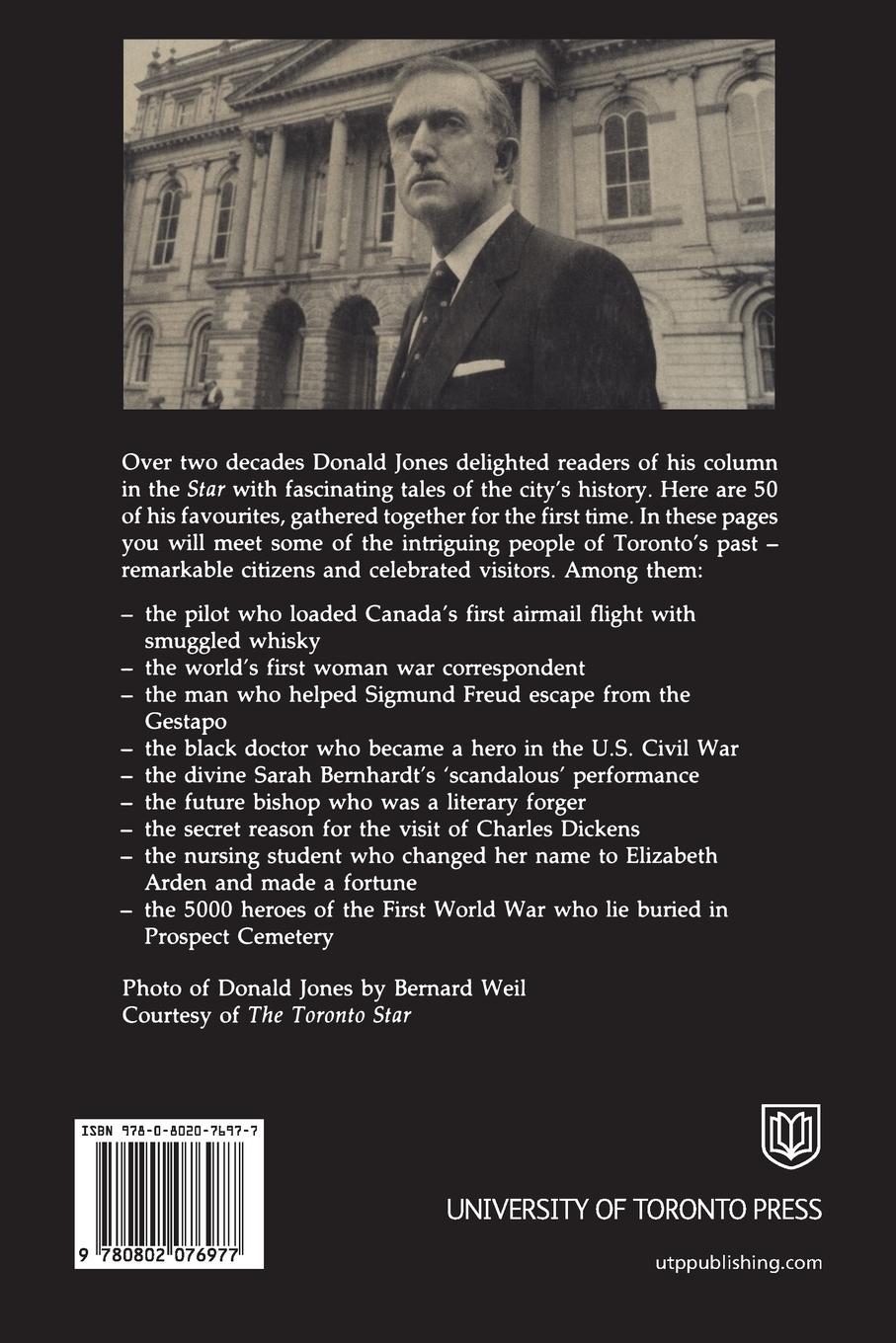 Rückseitencover Fifty Tales of Toronto