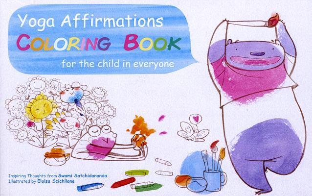 Vorderes Coverbild Yoga Affirmations Coloring Book