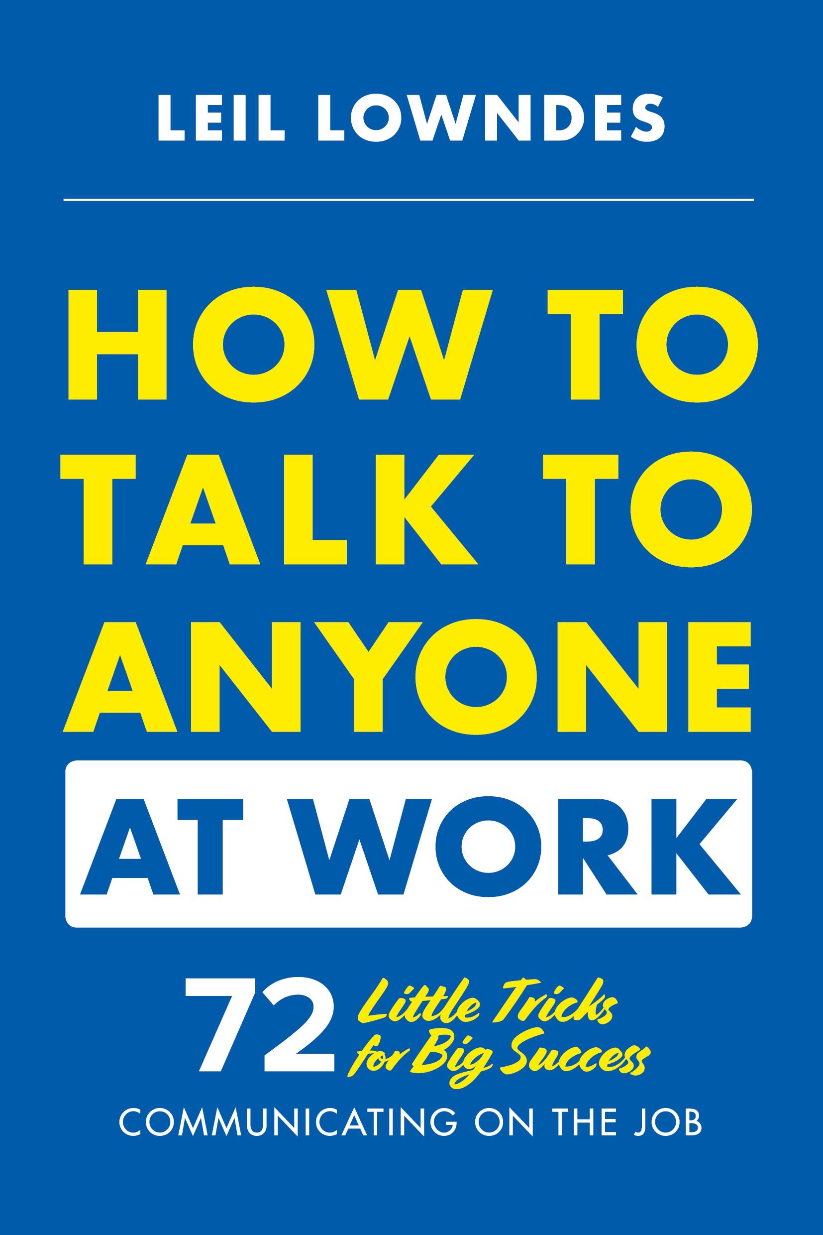Vorderes Coverbild How to Talk to Anyone at Work