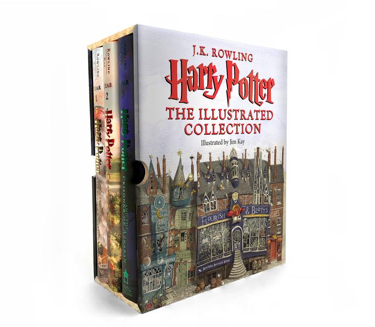 Vorderes Coverbild Harry Potter: The Illustrated Collection (Books 1-3 Boxed Set)