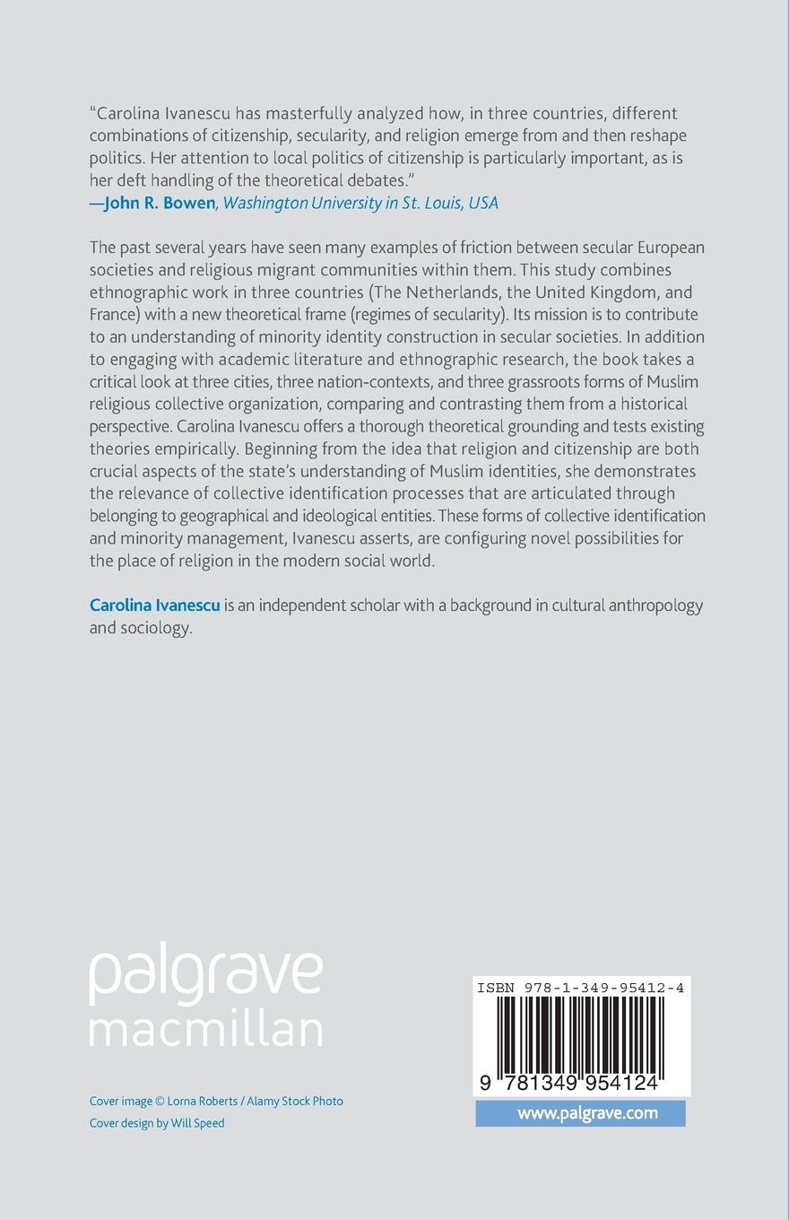 Rückseitencover Islam and Secular Citizenship in the Netherlands, United Kingdom, and France