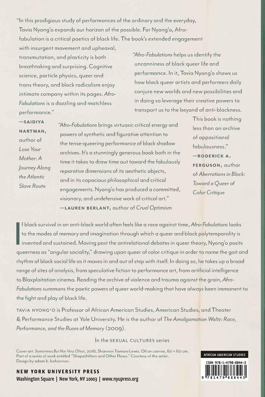 Rückseitencover Afro-Fabulations