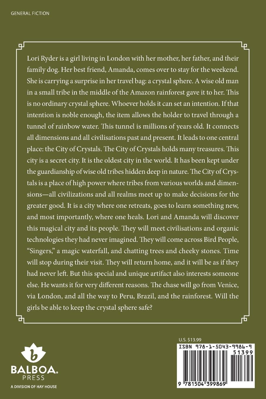 Rückseitencover Lori Ryder and the City of Crystals