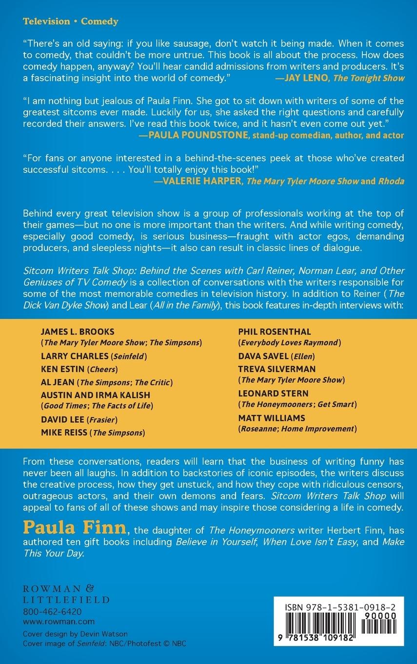 Rückseitencover Sitcom Writers Talk Shop