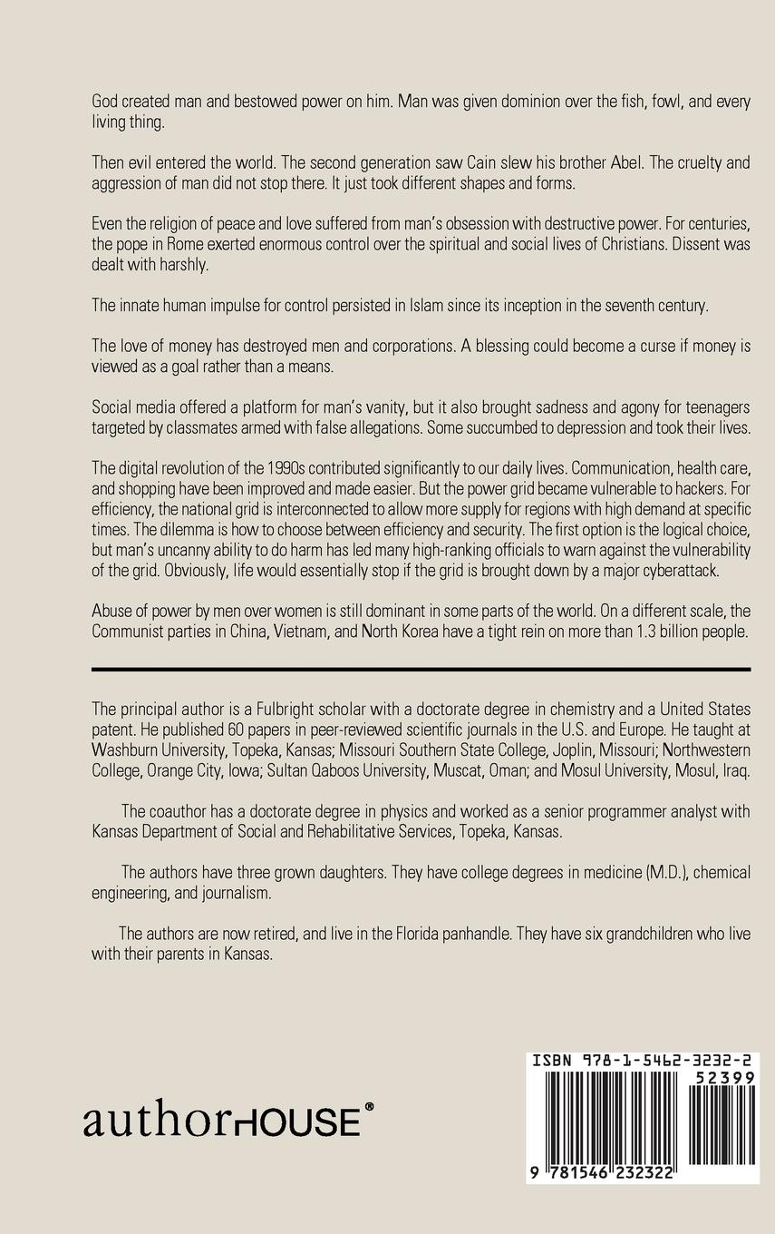 Rückseitencover God, Power, and Man