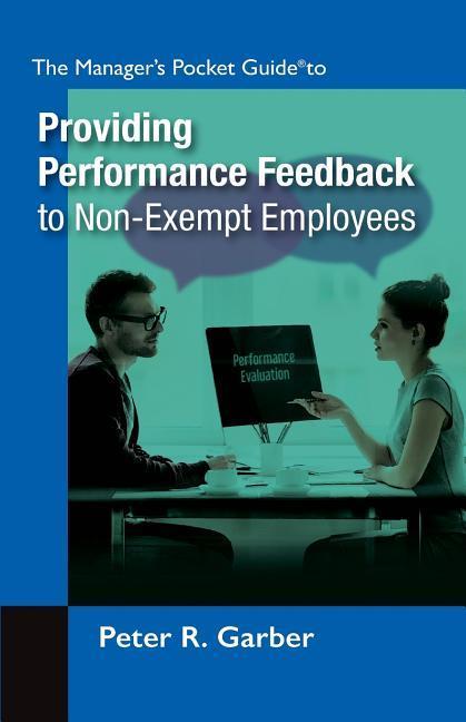 Vorderes Coverbild Manager's Pocket Guide to Providing Performance Feedback to Non-Exempt Employees