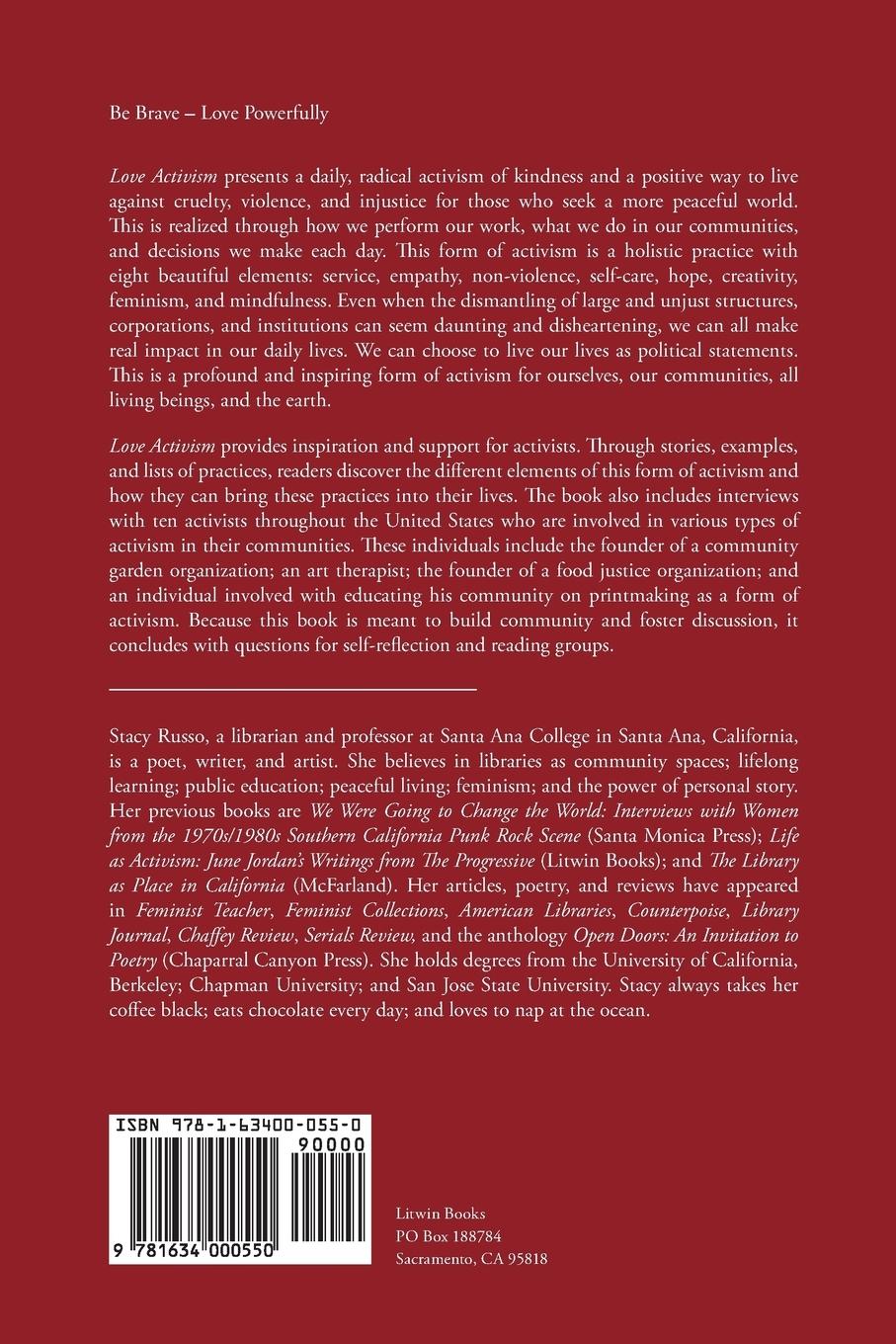 Rückseitencover Love Activism