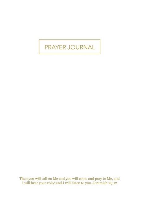 Vorderes Coverbild Prayer Journal