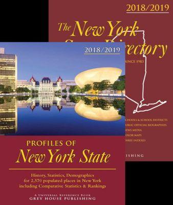 Vorderes Coverbild New York State Directory & Profiles of New York (2 Volume Set), 2018/19