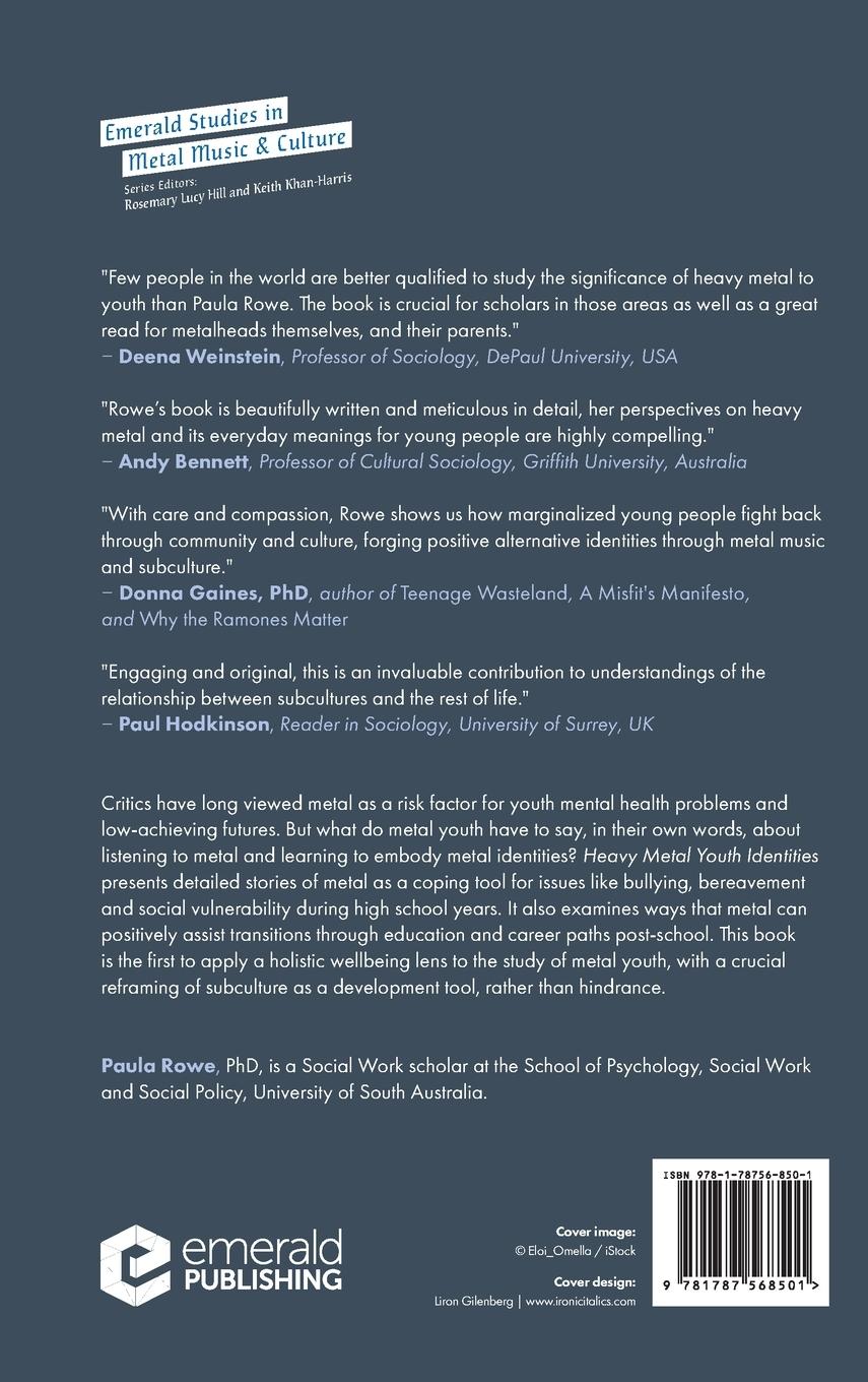 Rückseitencover Heavy Metal Youth Identities