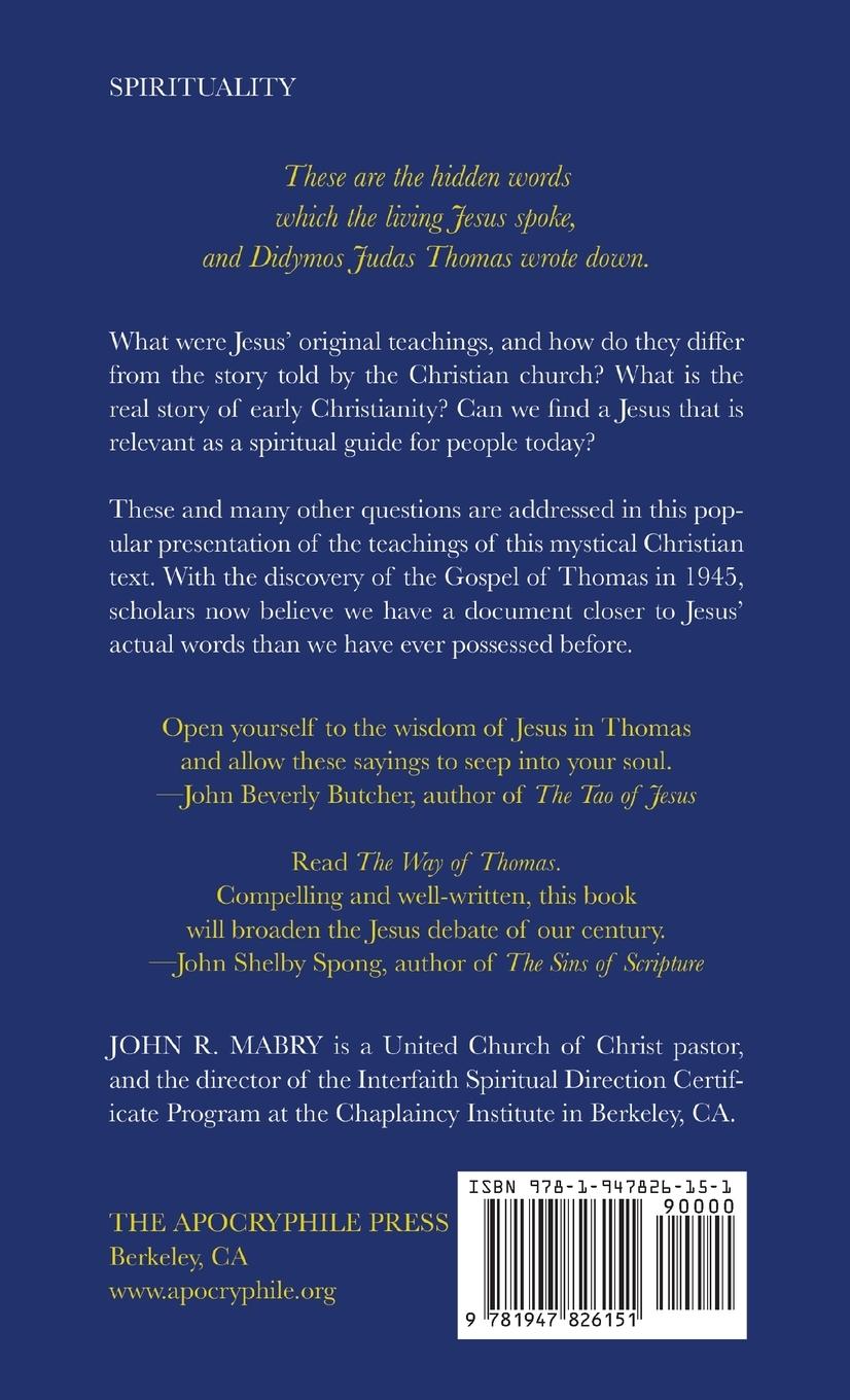 Rückseitencover Way of Thomas