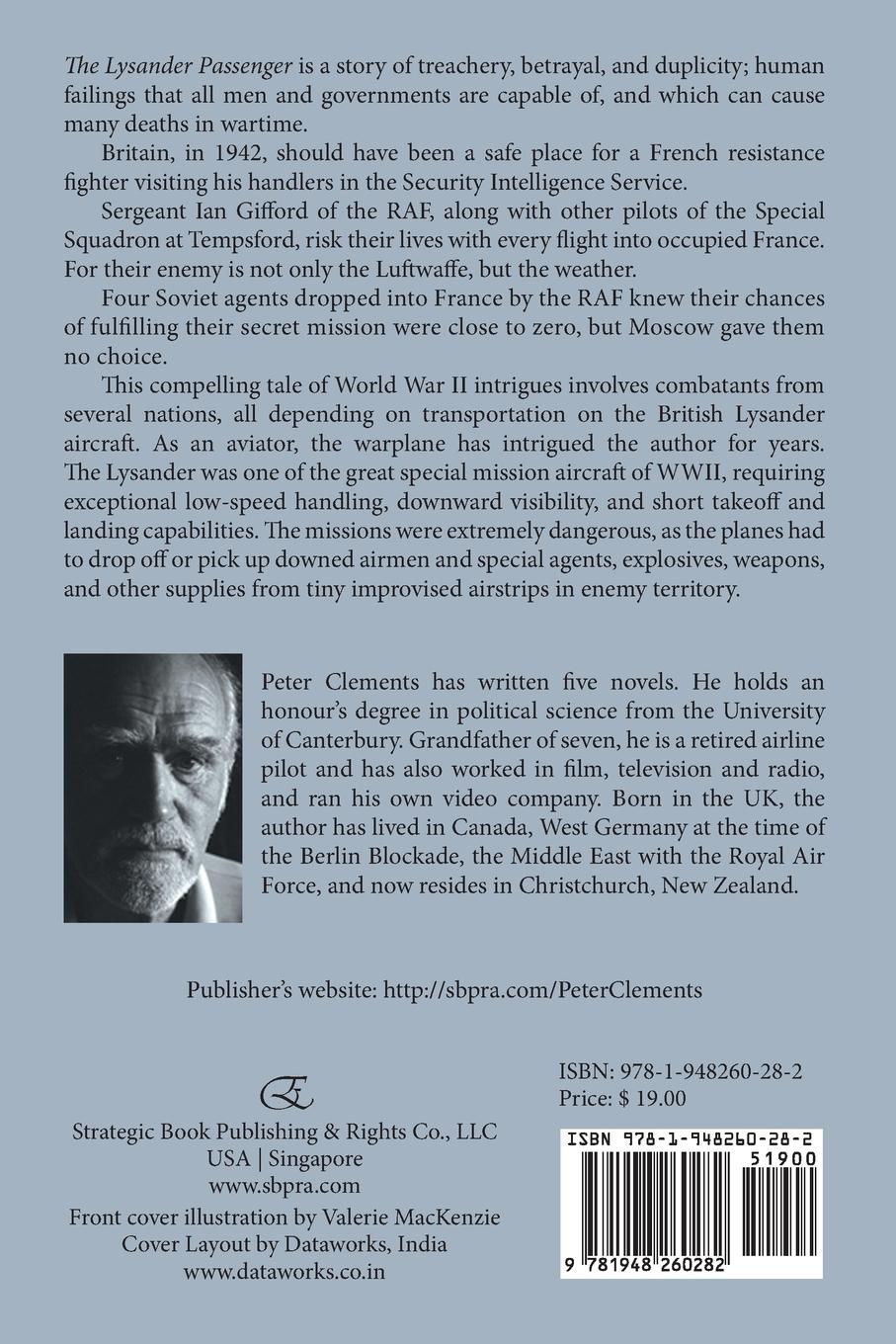 Rückseitencover The Lysander Passenger