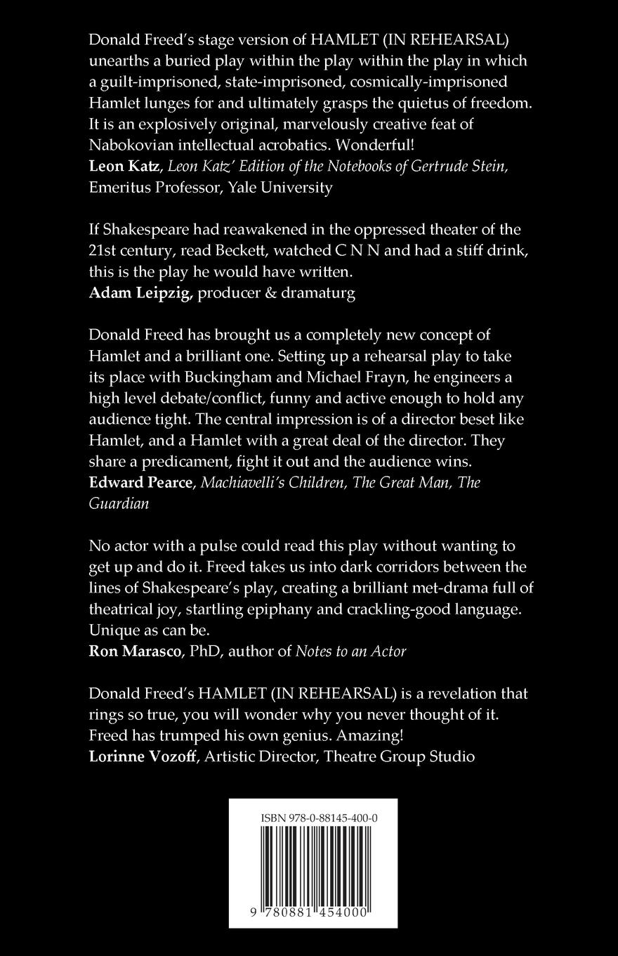 Rückseitencover Hamlet (In Rehearsal)