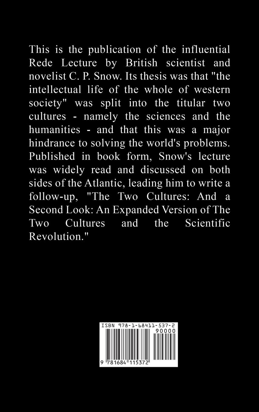 Rückseitencover The Two Cultures and the Scientific Revolution