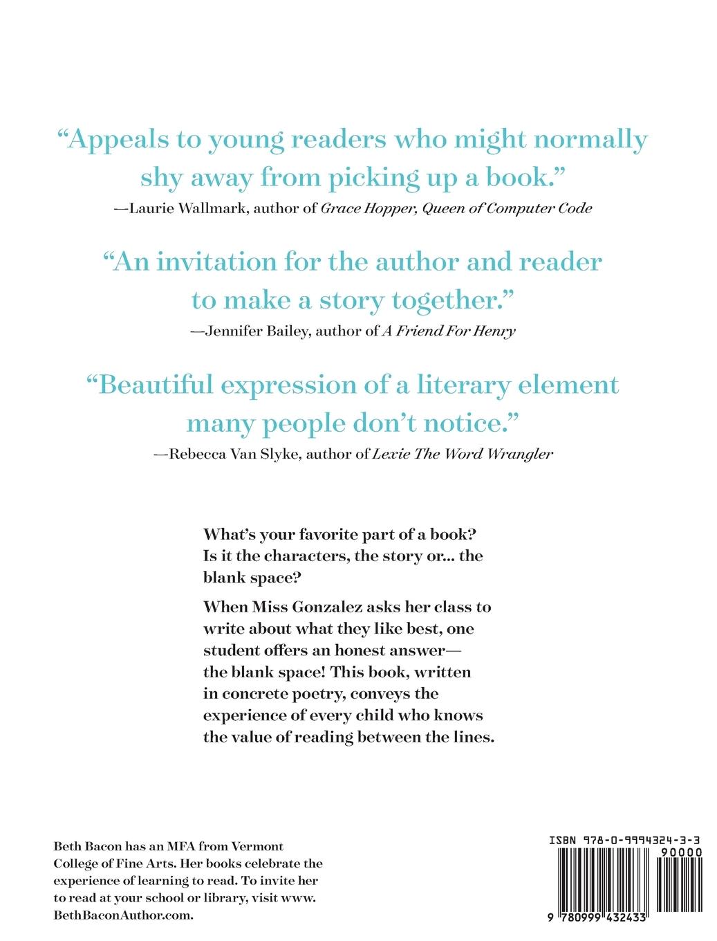 Rückseitencover Blank Space