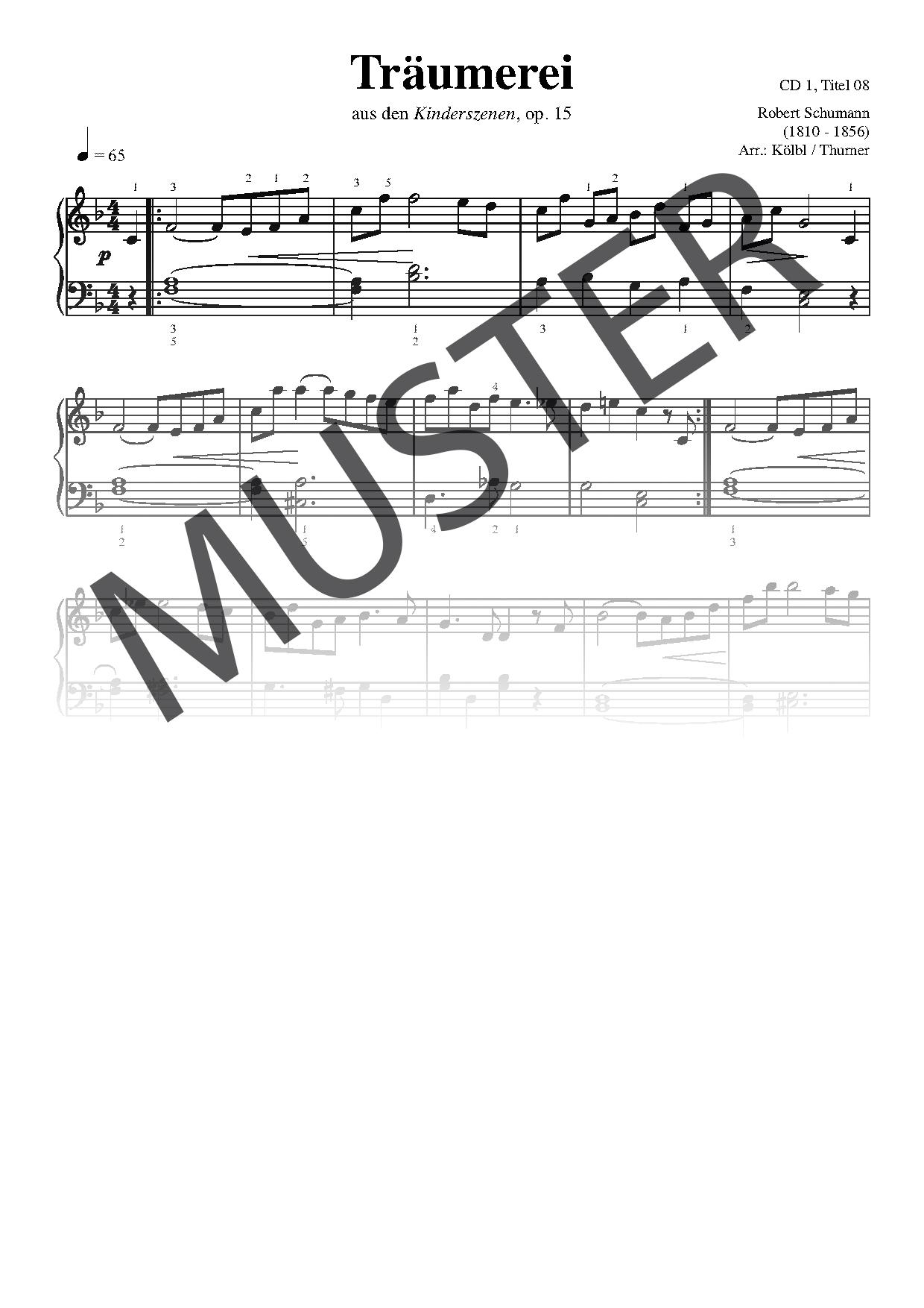 Beispielinhalt (Bild) Piano Piano. Notenbuch