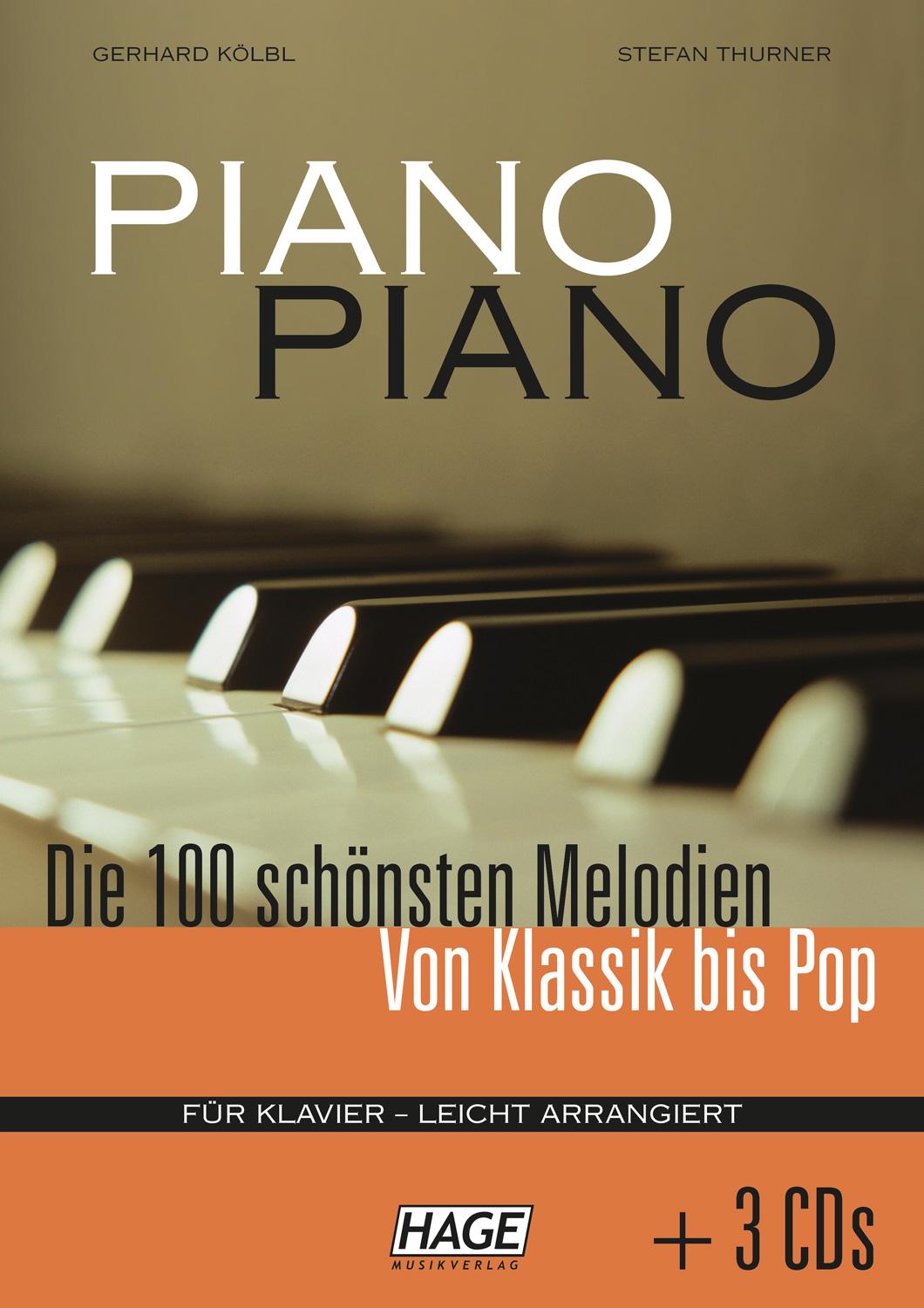 Vorderes Coverbild Piano Piano. Notenbuch