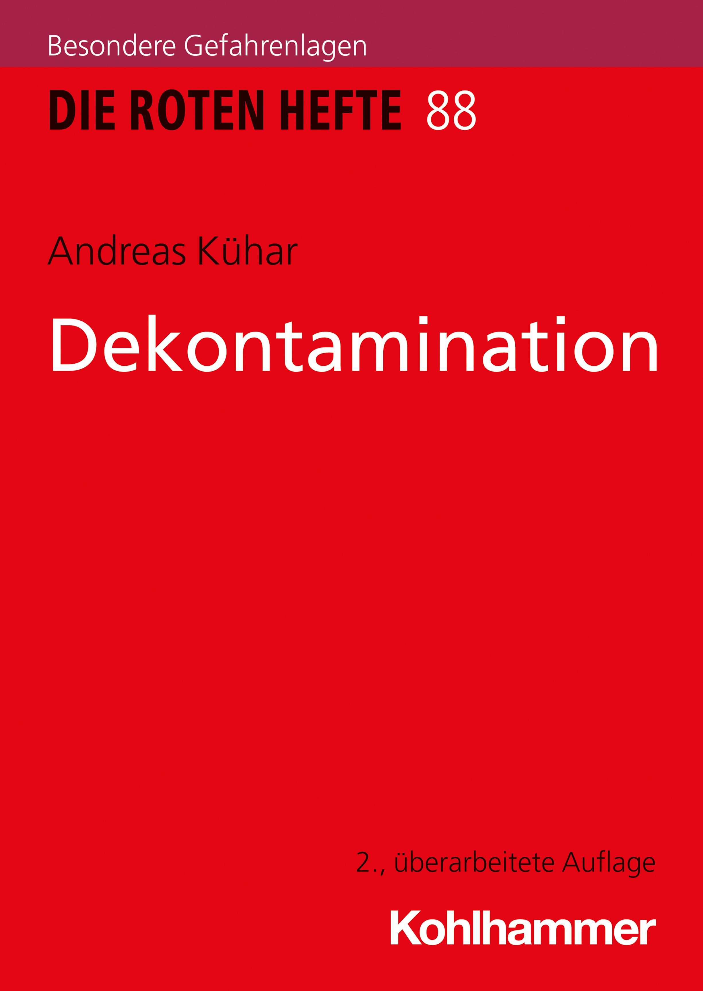 Vorderes Coverbild Dekontamination