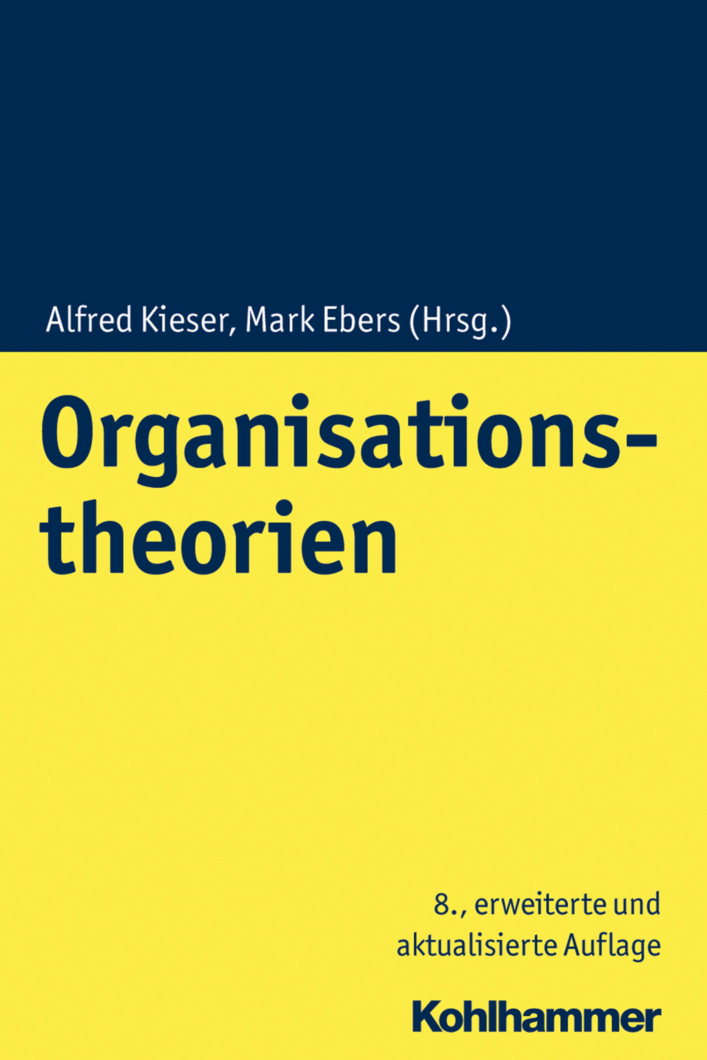 Vorderes Coverbild Organisationstheorien