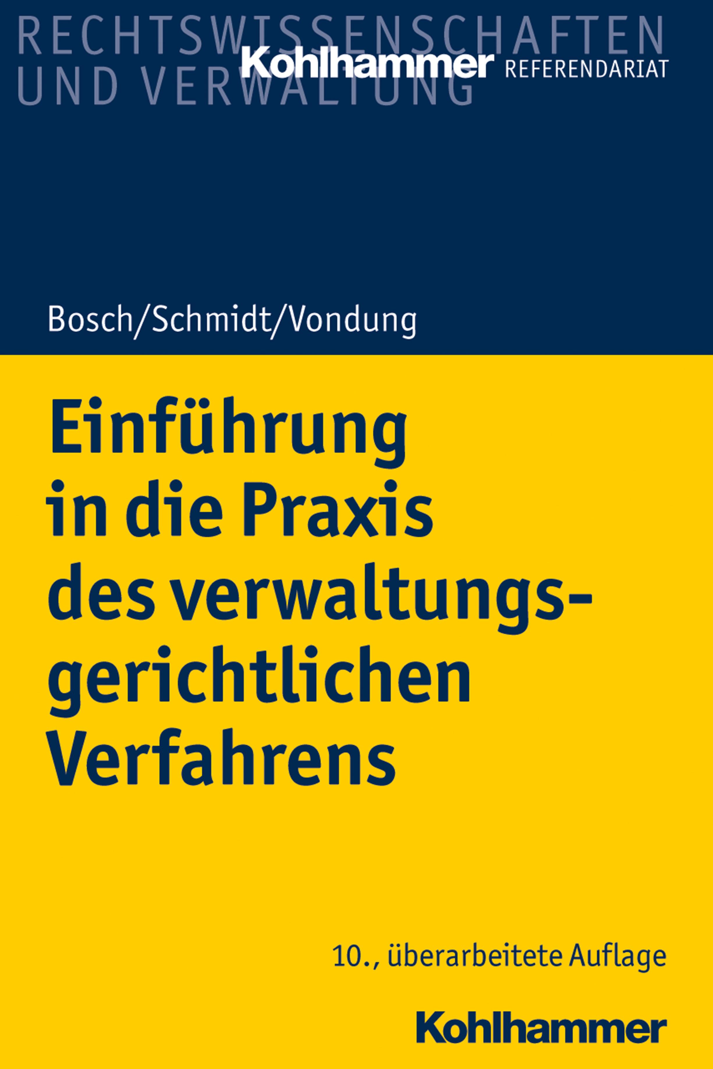 Vorderes Coverbild Einführung in die Praxis des verwaltungsgerichtlichen Verfahrens