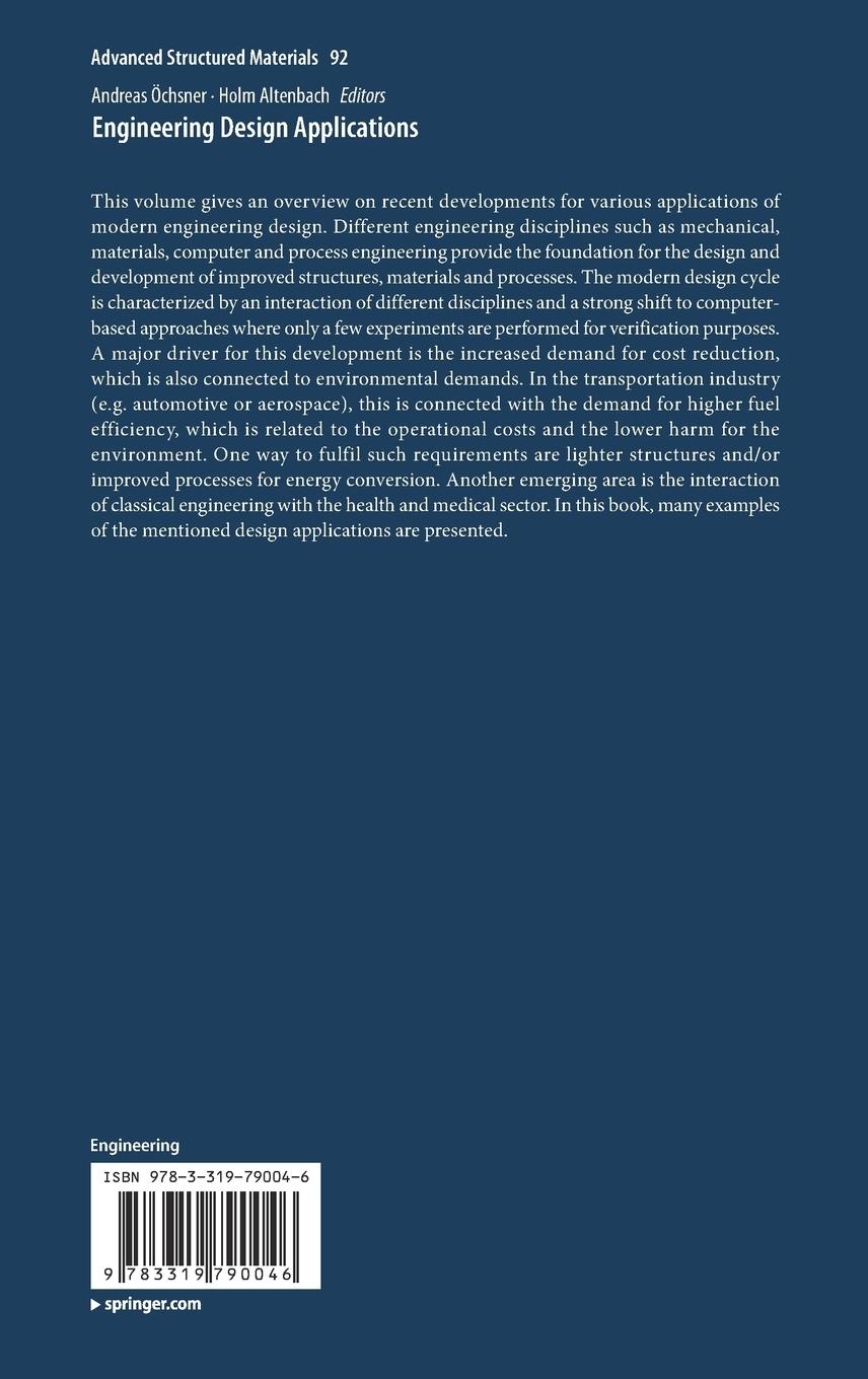 Rückseitencover Engineering Design Applications