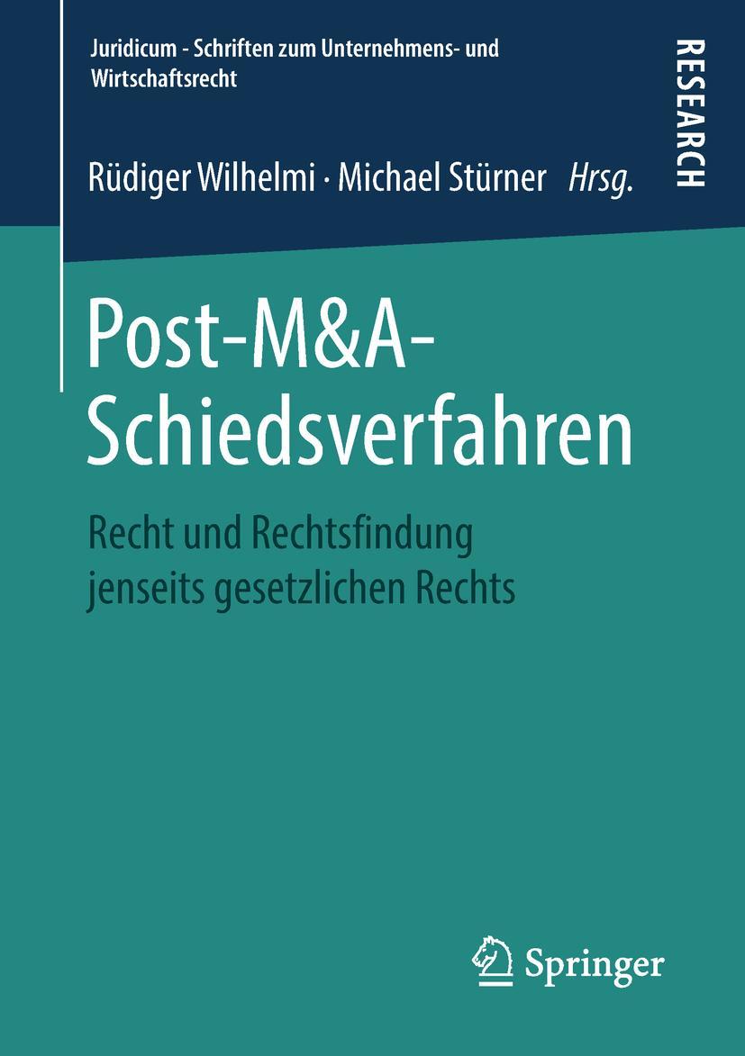 Vorderes Coverbild Post-M&A-Schiedsverfahren
