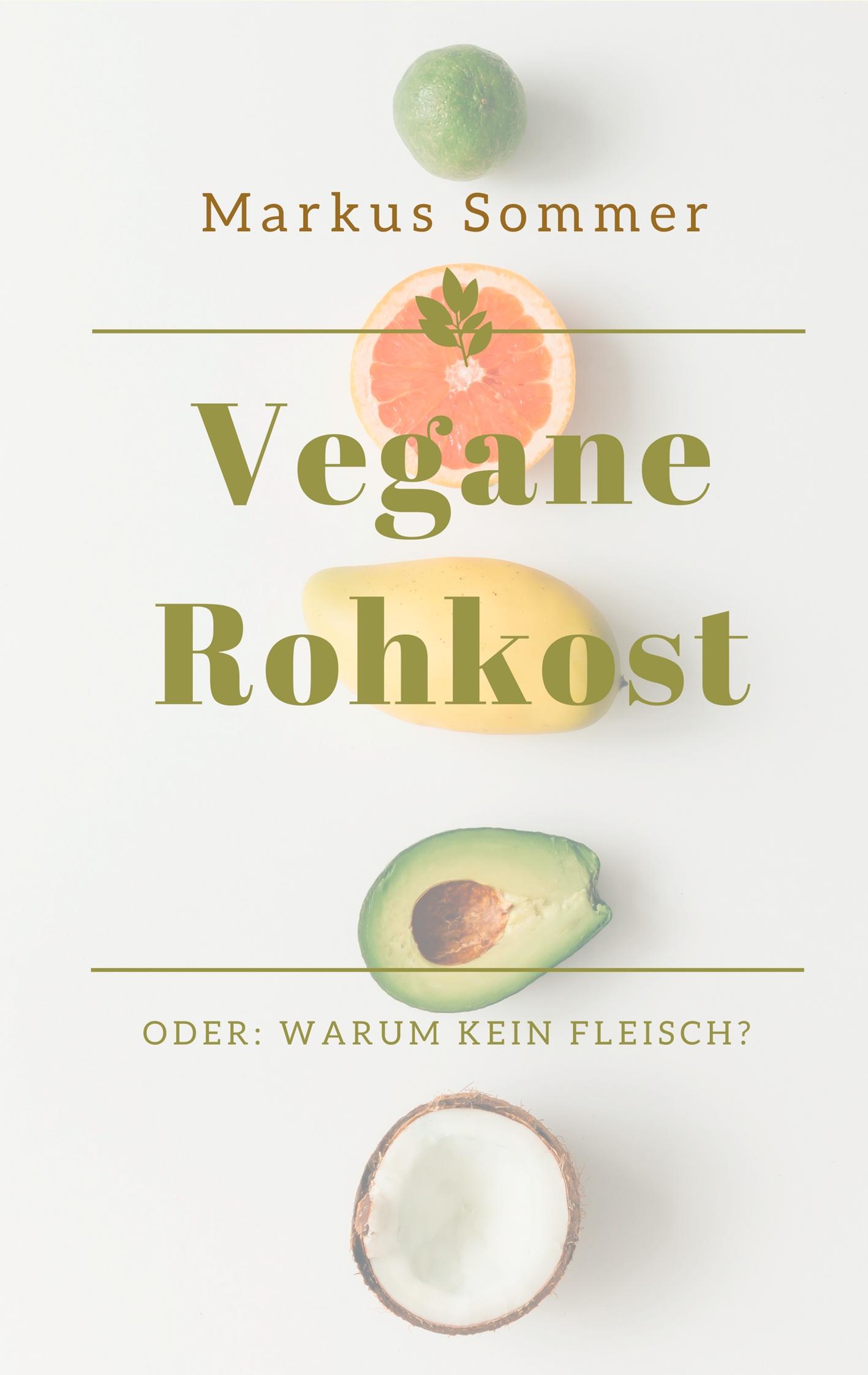 Vorderes Coverbild Vegane Rohkost