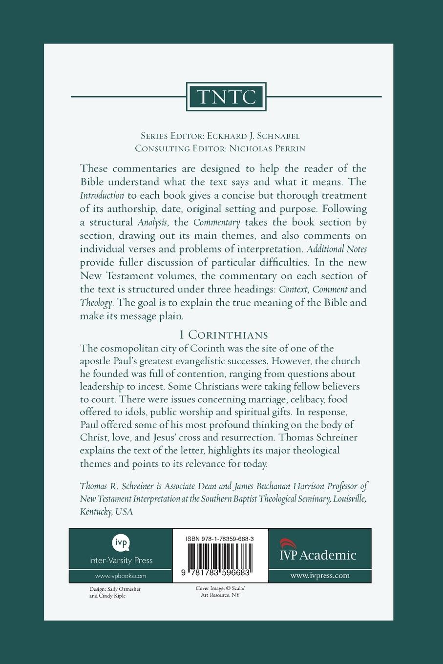 Rückseitencover 1 Corinthians