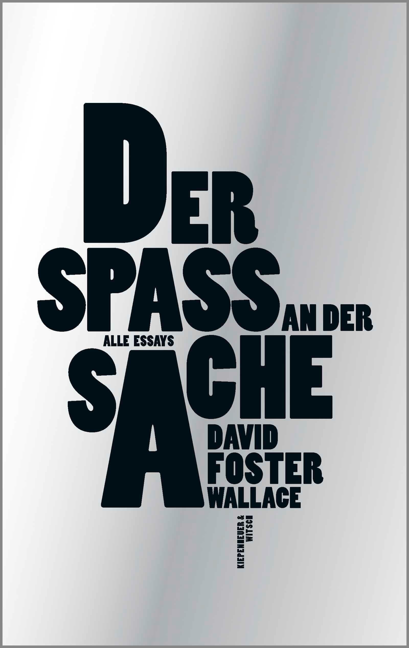 Vorderes Coverbild Der Spaß an der Sache