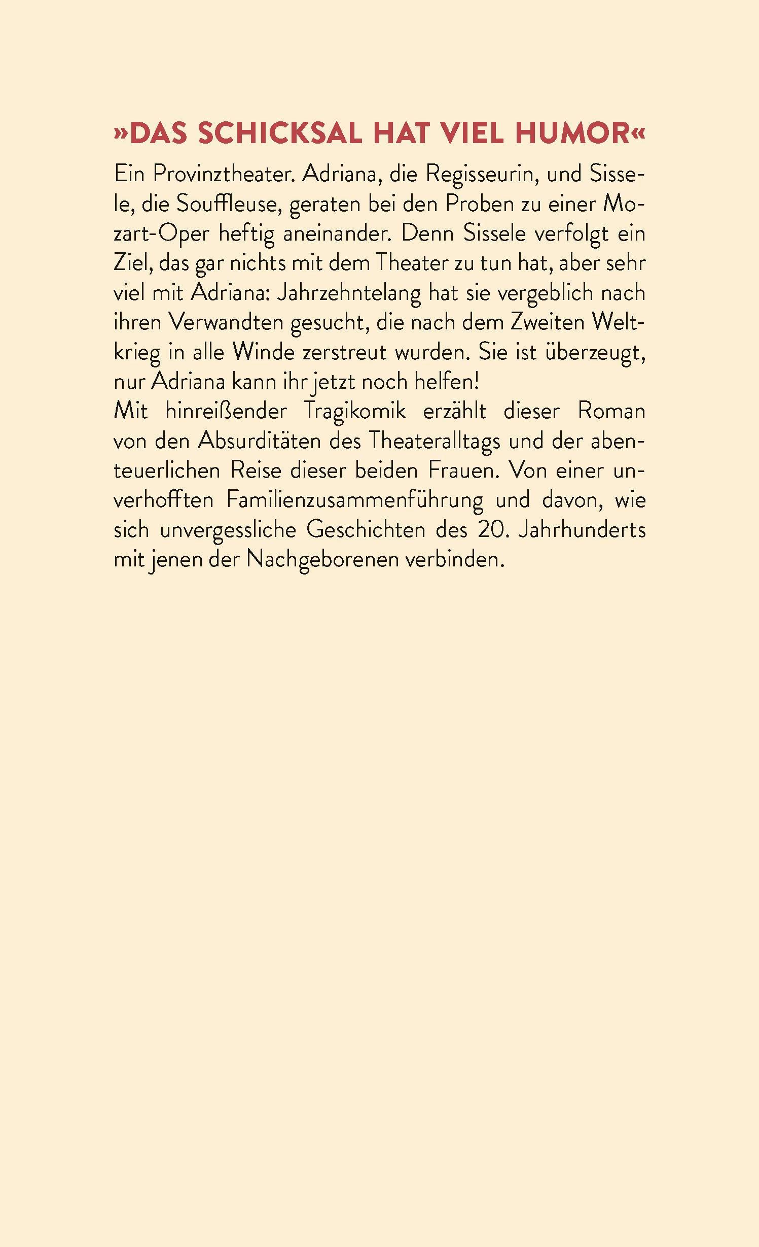 Rückseitencover Die jüdische Souffleuse