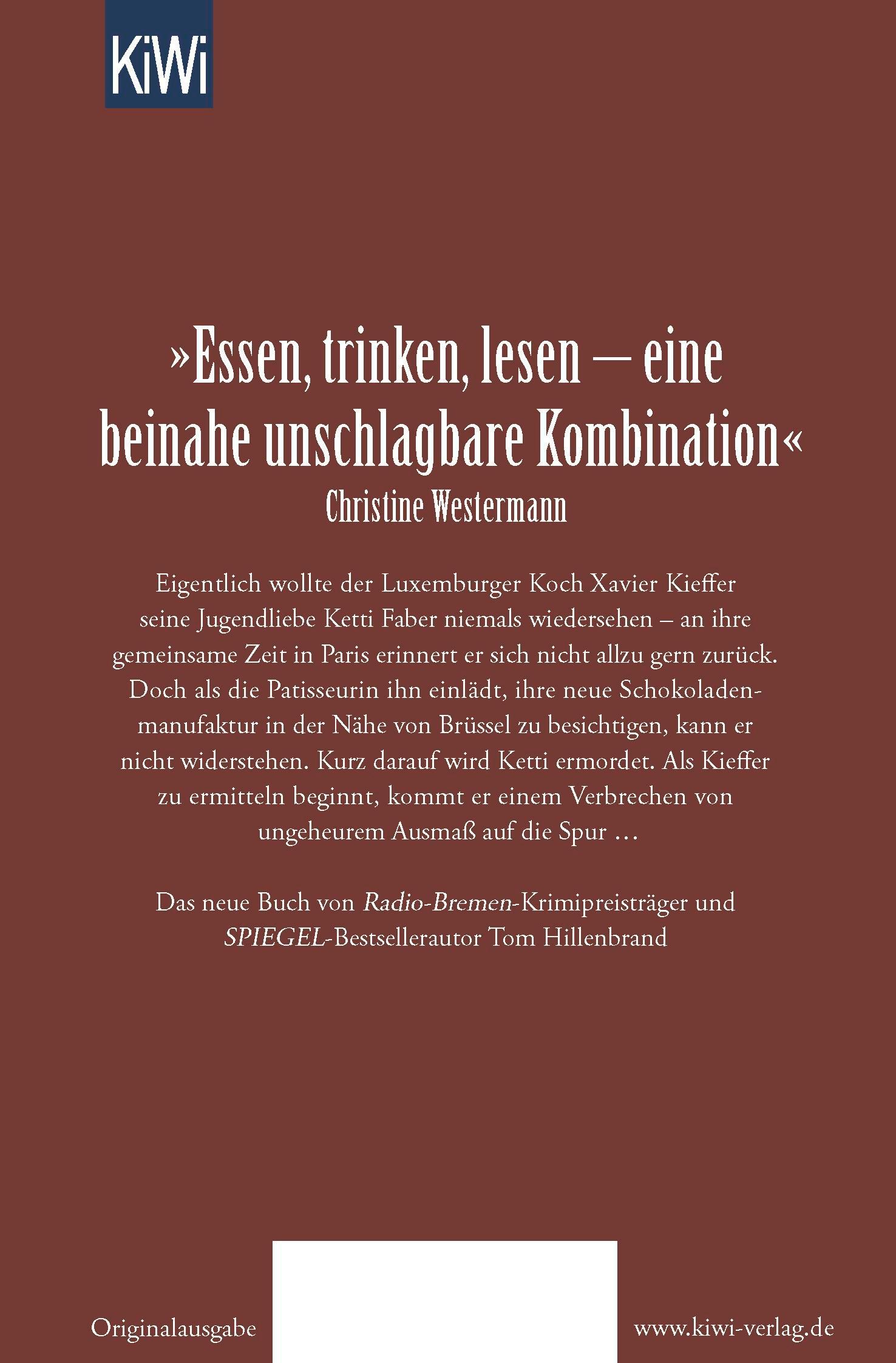 Rückseitencover Bittere Schokolade