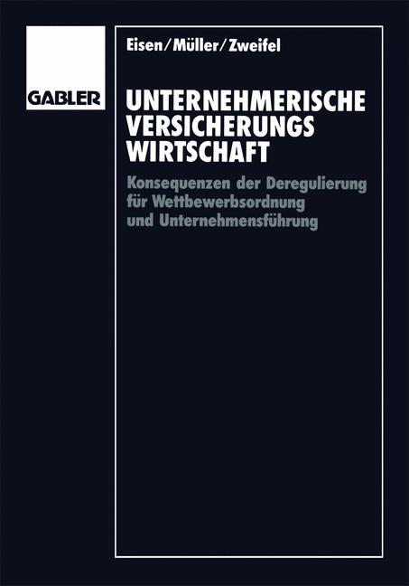 Vorderes Coverbild Unternehmerische Versicherungswirtschaft