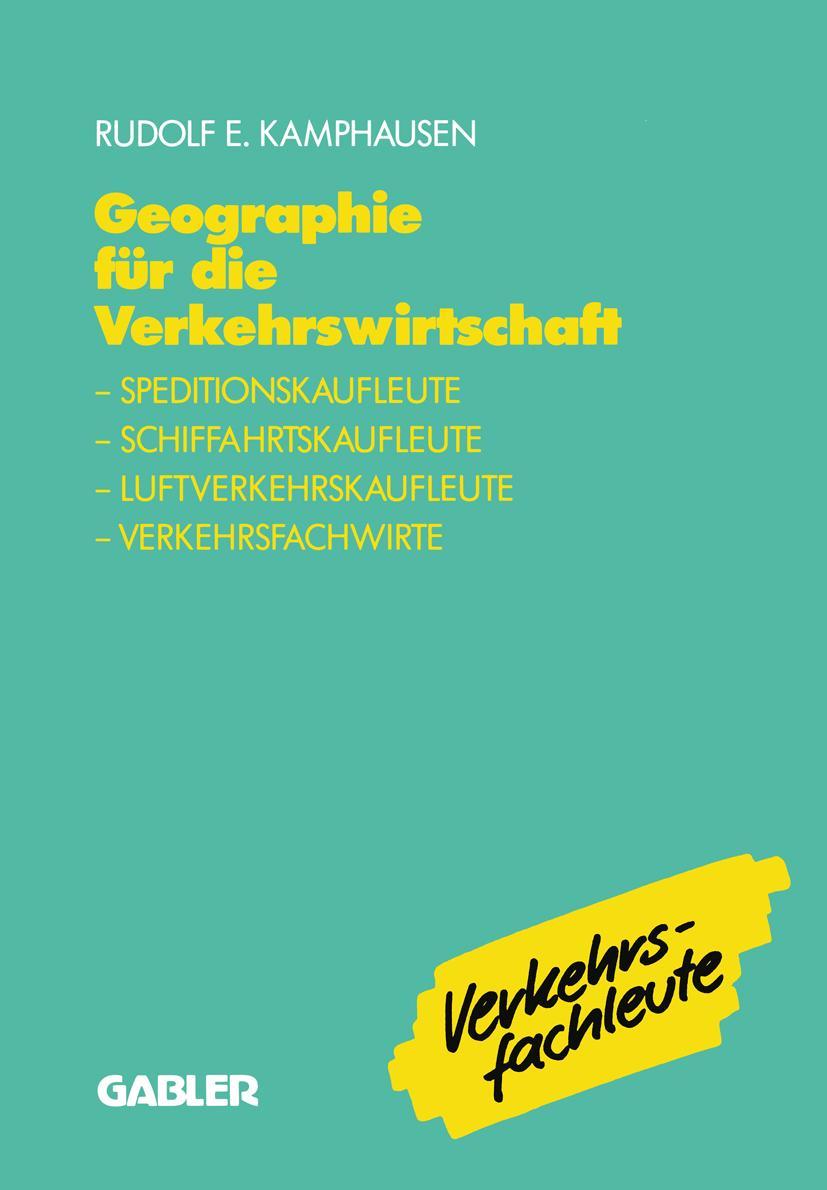 Vorderes Coverbild Geographie für die Verkehrswirtschaft