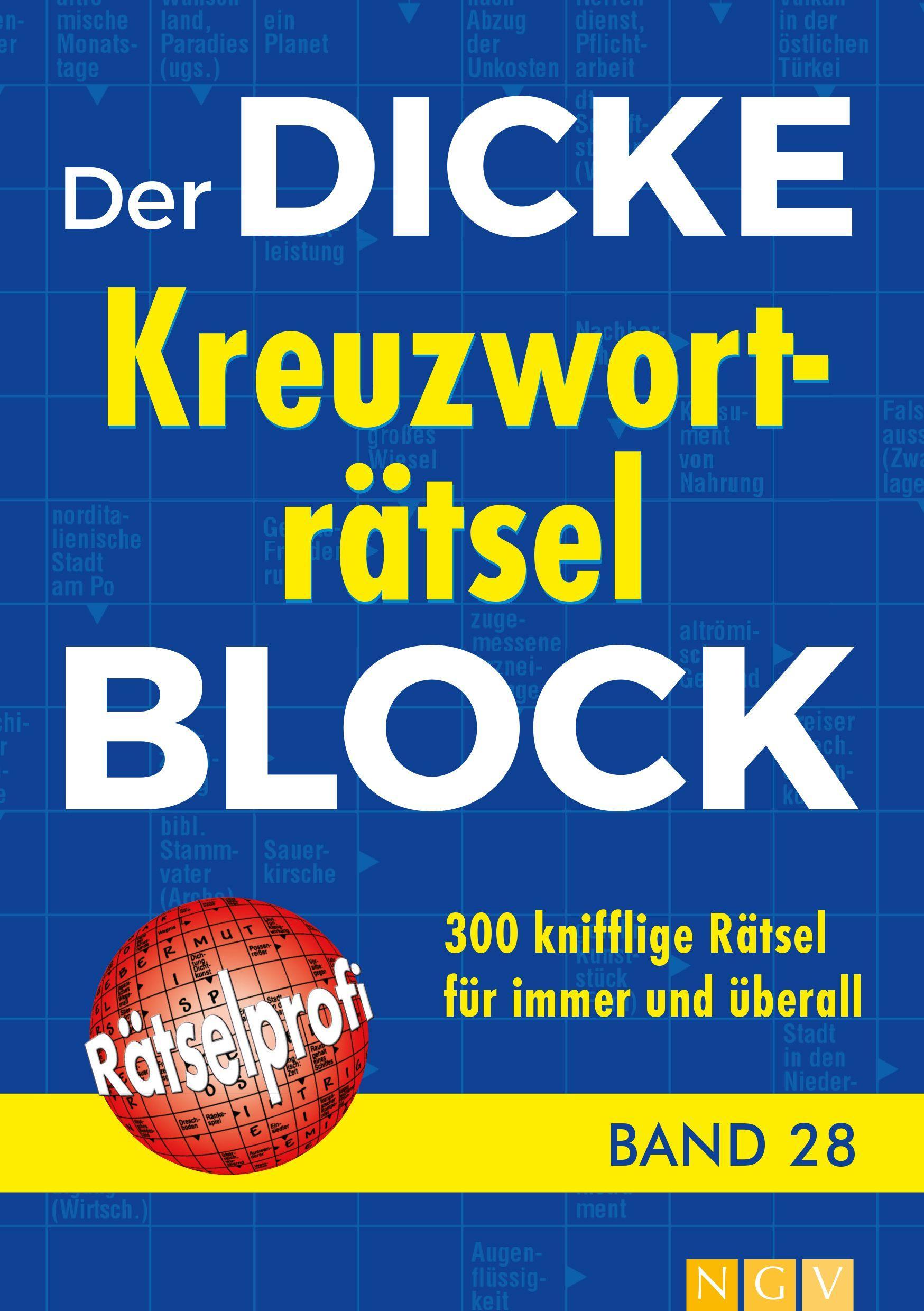 Vorderes Coverbild Der dicke Kreuzworträtsel-Block Band 28
