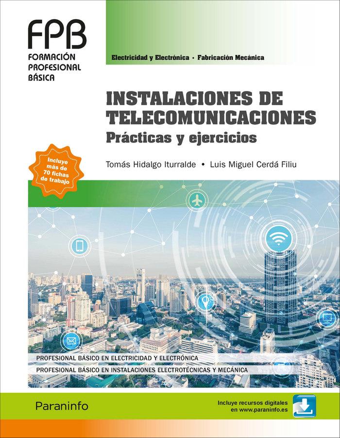 Vorderes Coverbild Instalaciones de telecomunicaciones : prácticas y ejercicios