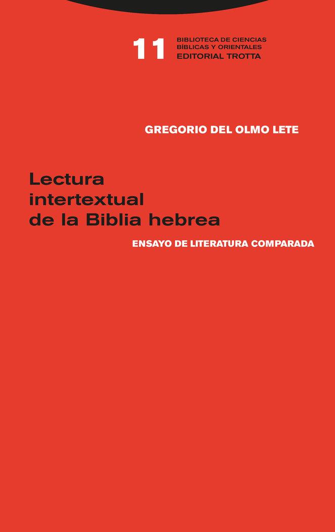 Vorderes Coverbild Lectura intertextual de la Biblia hebrea . Ensayo de literatura comparada
