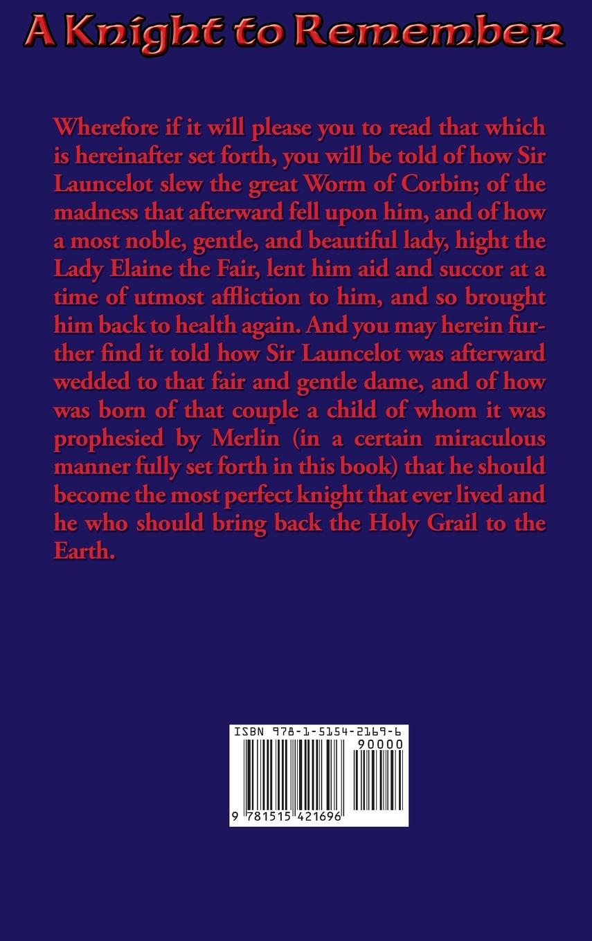 Rückseitencover The Story of Sir Launcelot and His Companions