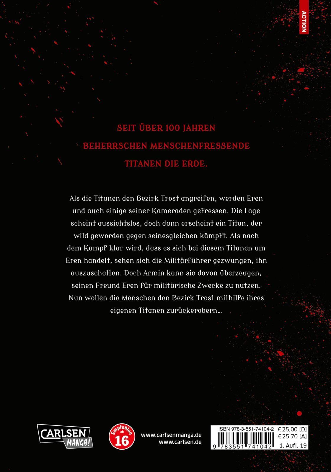 Rückseitencover Attack on Titan Deluxe 2