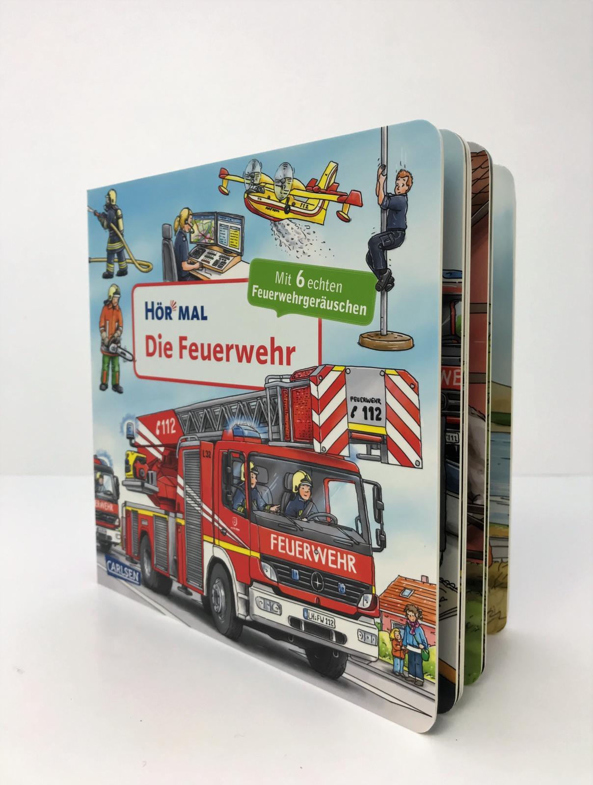 Beispielinhalt (Bild) Hör mal (Soundbuch): Die Feuerwehr