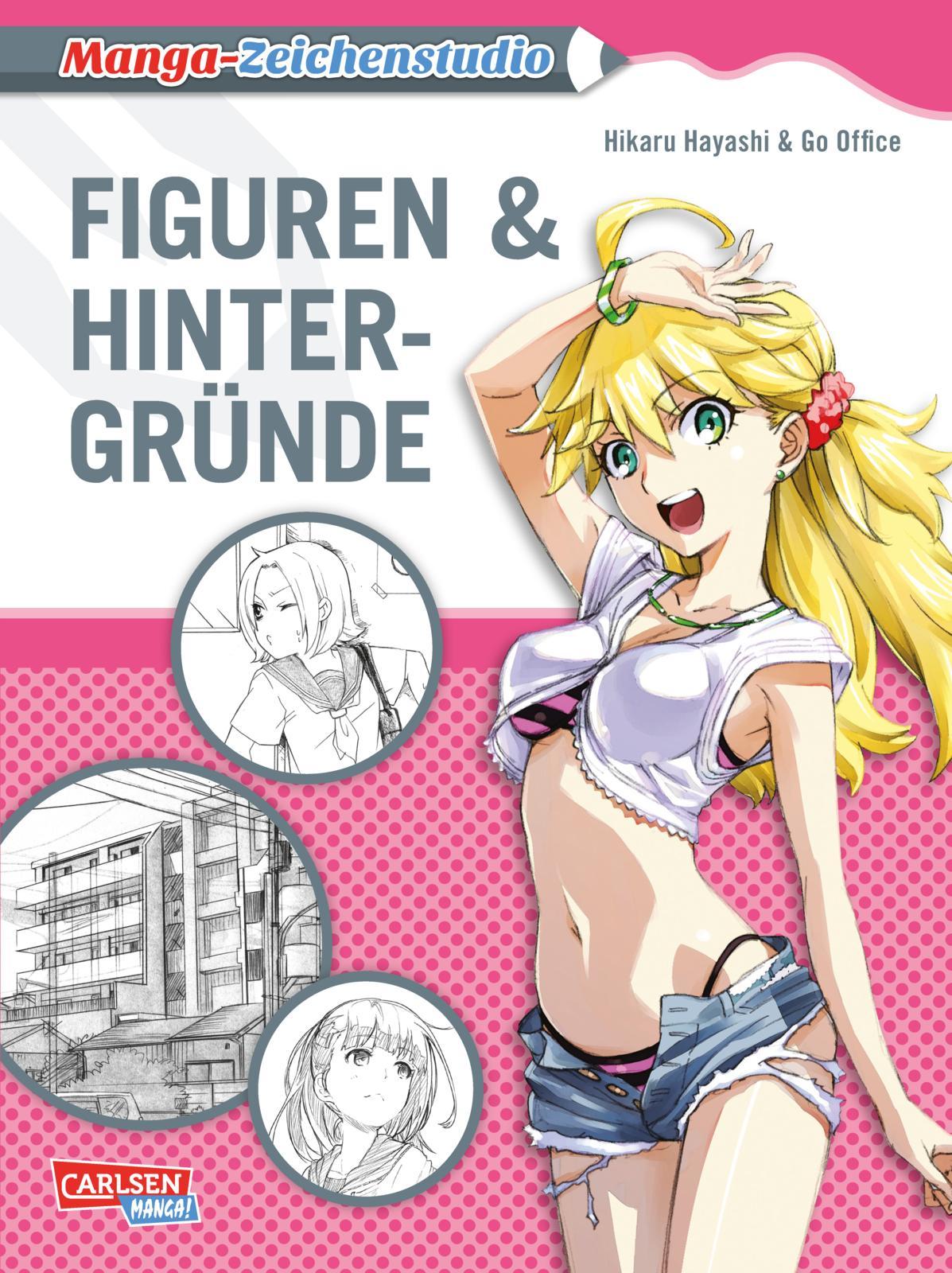 Vorderes Coverbild Manga-Zeichenstudio: Figuren & Hintergründe