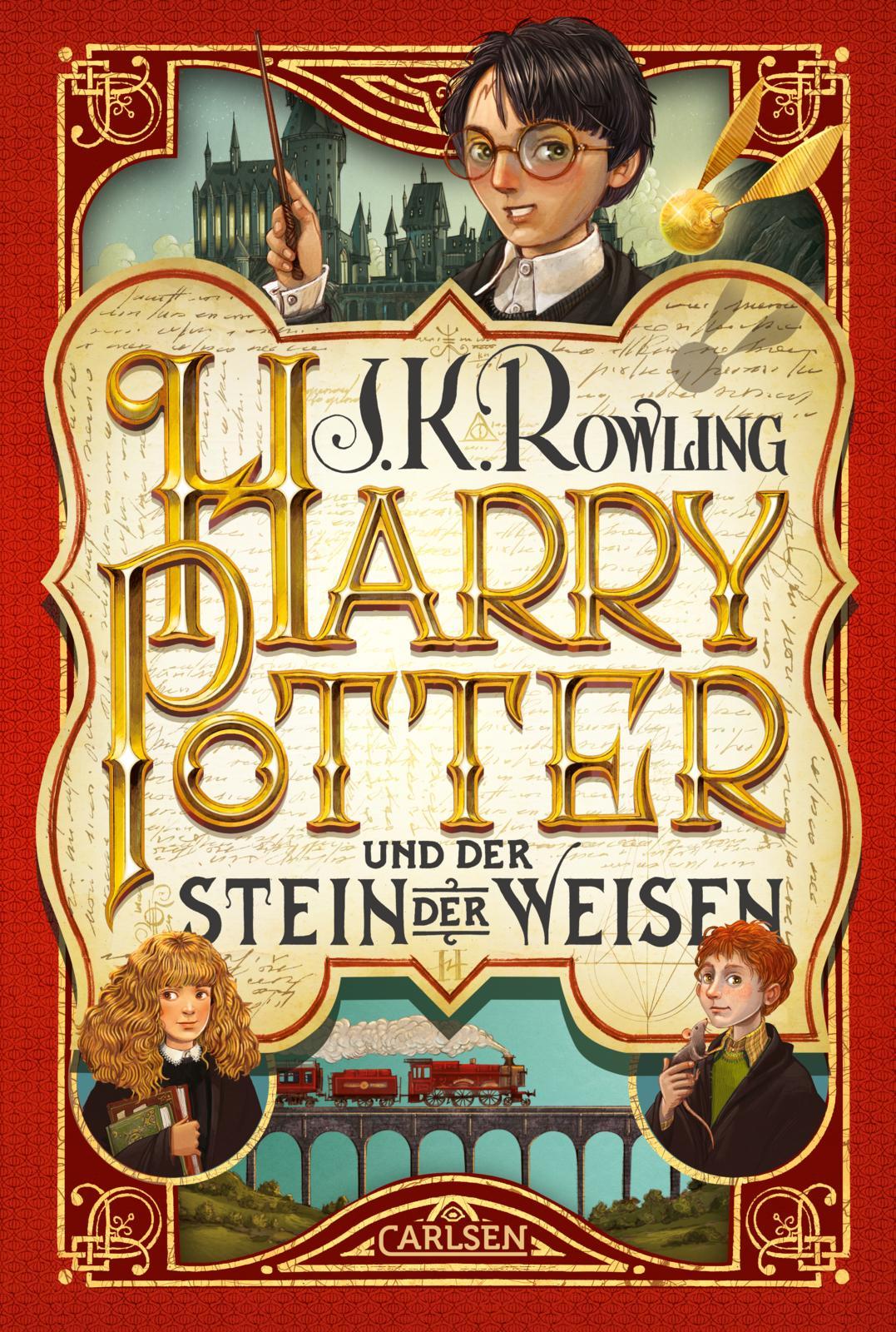 Vorderes Coverbild Harry Potter 1 und der Stein der Weisen