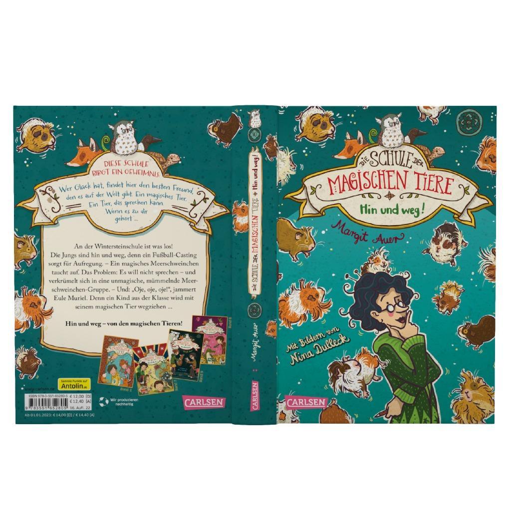 Beispielinhalt (Bild) Die Schule der magischen Tiere 10: Hin und weg!