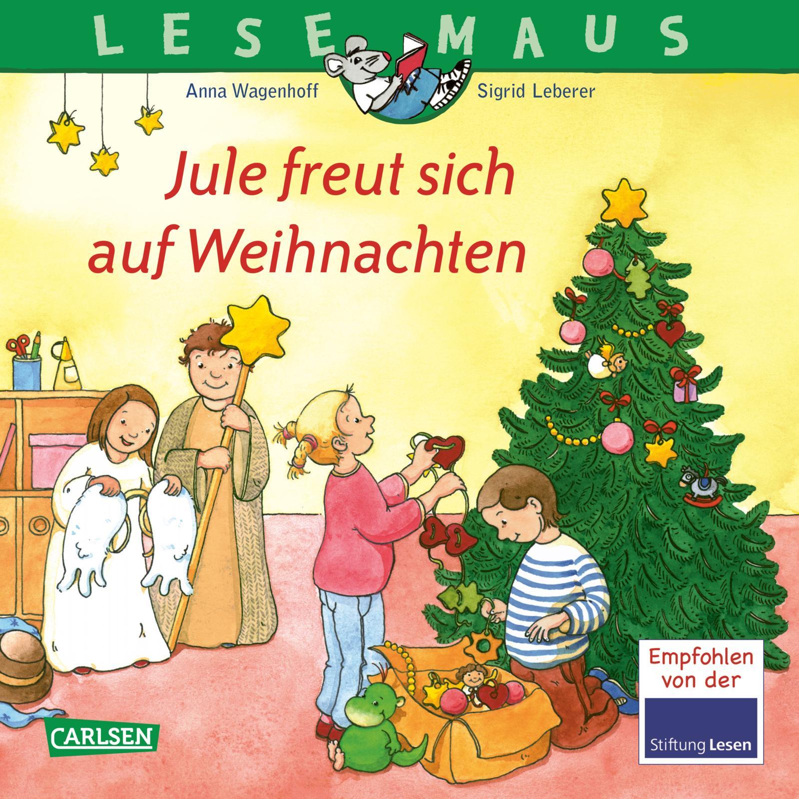 Vorderes Coverbild LESEMAUS 161: Jule freut sich auf Weihnachten