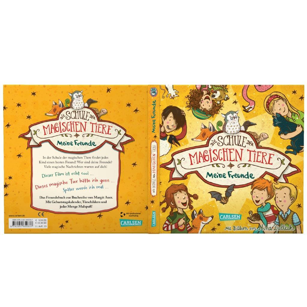 Beispielinhalt (Bild) Die Schule der magischen Tiere: Meine Freunde (Freundebuch)